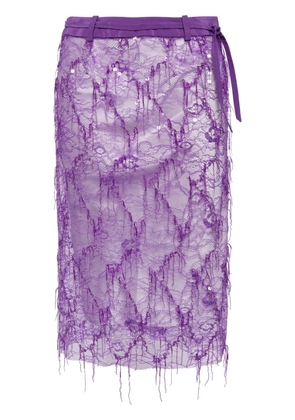 Christopher Esber Ivy skirt - Purple