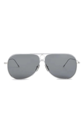 Thom Browne Eyewear double-bridge sunglasses - Silver