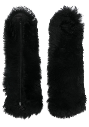 STEIN fur arm warmer - Black