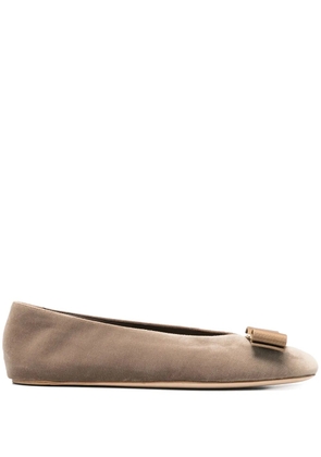 Ferragamo Vara Bow ballet flats - Neutrals
