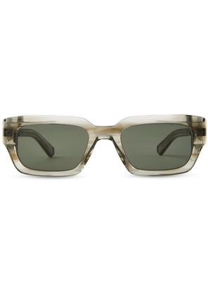 MR. LEIGHT Maverick S rectangle-frame sunglasses - Brown