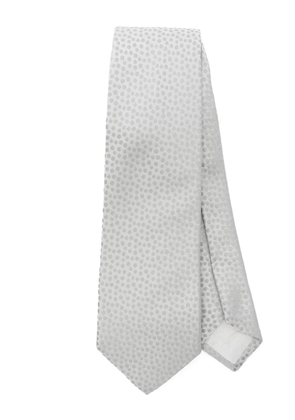 Tagliatore patterned-jacquard tie - Neutrals