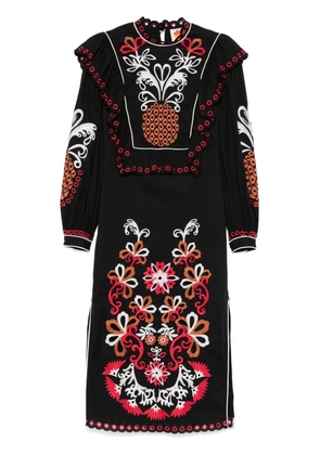 FARM Rio Cashew Mandala Richilieu maxi dress - Black