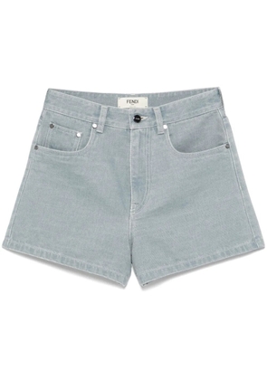 FENDI denim shorts - Blue