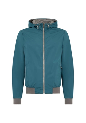 Moorer Dennys hooded jacket - Blue
