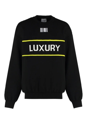 VETEMENTS merino-wool sweater - Black