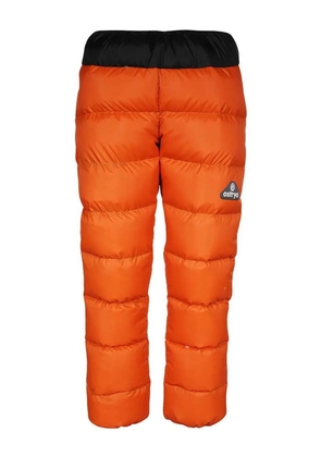 Ostrya logo-print ski bottoms - Orange
