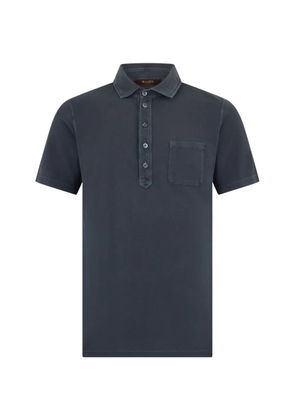 Moorer patch-pocket polo shirt - Blue