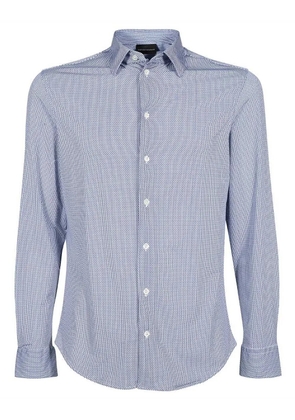 Emporio Armani long-sleeved shirt - Blue