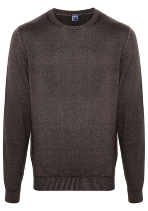 Fedeli merino-wool sweater - Brown