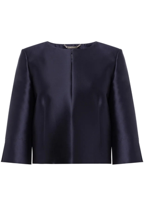 Alberta Ferretti satin jacket - Blue