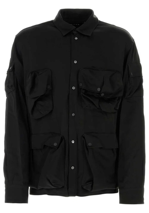 Botter cargo-pocket button-up shirt - Black