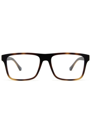 Emporio Armani tortoiseshell-effect glasses - Brown