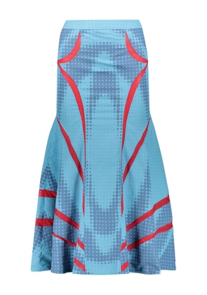 Paolina Russo printed skirt - Blue