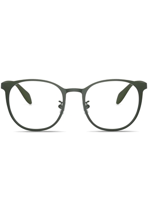 Emporio Armani round frame glasses - Green