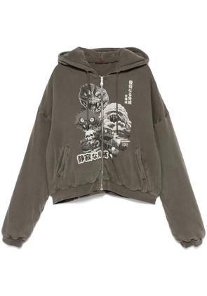 LỰU ĐẠN padded hoodie - Grey