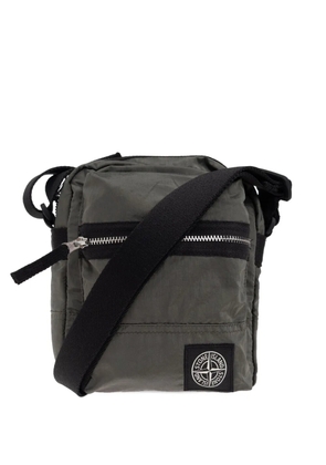 Stone Island zip-fastening messenger bag - Green