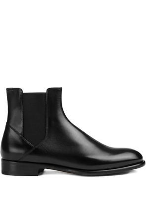 Doucal's leather Chelsea boots - Black
