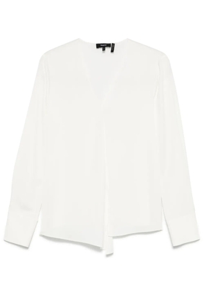Theory silk georgette blouse - White