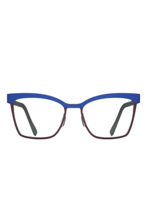 Blackfin cat-eye frame glasses - Blue