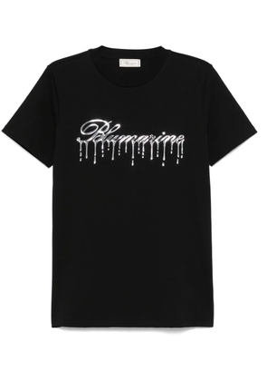 Blumarine raised-logo T-shirt - Black