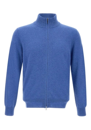 Kangra wool zip-up sweater - Blue