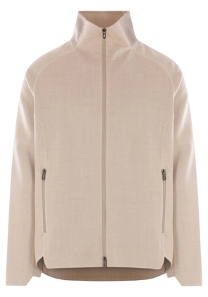 Sease zip-up bomber jacket - Neutrals