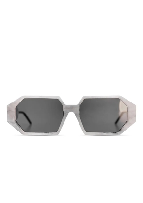 SO.YA Vector geometric-frame sunglasses - Neutrals