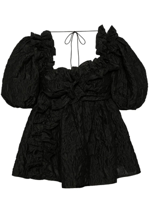 Cecilie Bahnsen Oriana top - Black