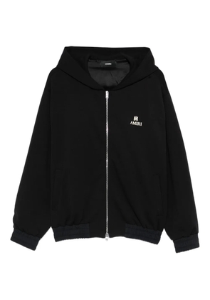AMIRI logo-detail zip-up hoodie - Black