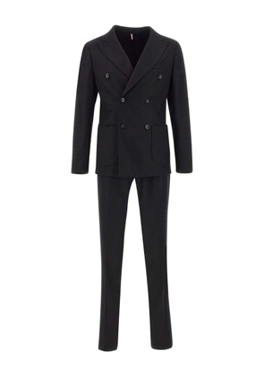 Santaniello double-breasted suit - Black