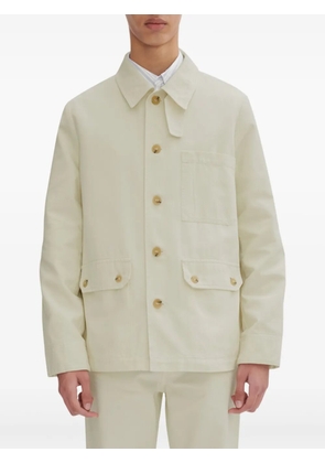 A.P.C. button-up shirt jacket - White