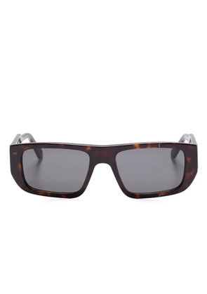 Société Anonyme x Face Hide Broken sunglasses - Brown