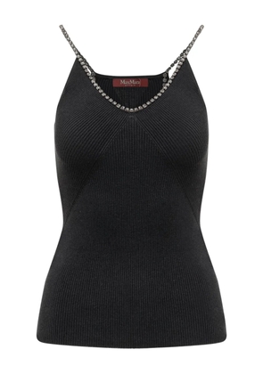 Max Mara Mina ribbed top - Black