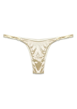 Isa Boulder Dash bikini bottoms - Gold