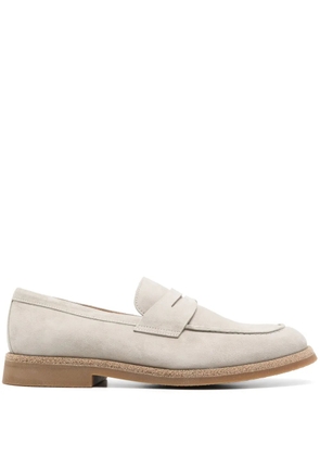 Eleventy suede loafers - Neutrals