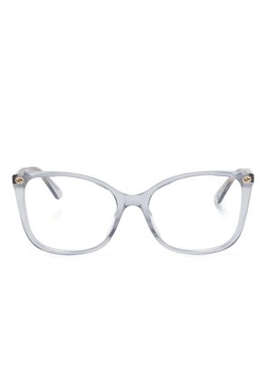 Gucci Eyewear transparent-frame glasses - Blue