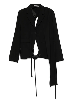 Ottolinger open-back blazer - Black