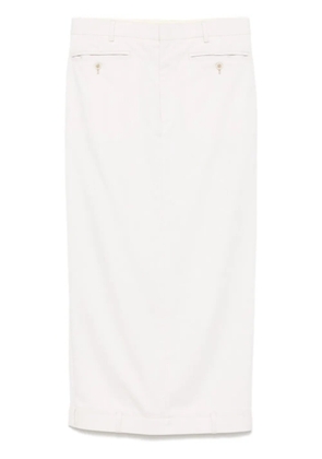 BETTTER Upside-down midi skirt - White