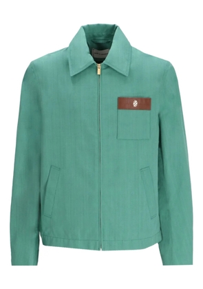 Drôle De Monsieur zip-up jacket - Green