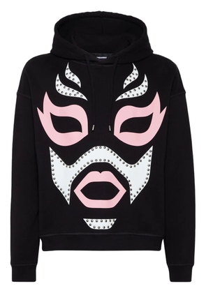 DSQUARED2 graphic-print hoodie - Black