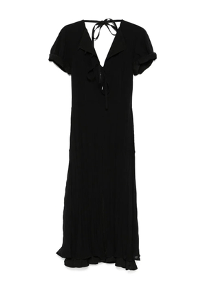 Jil Sander layered maxi dress - Black