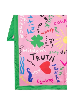 Rianna + Nina silk scarf - Pink