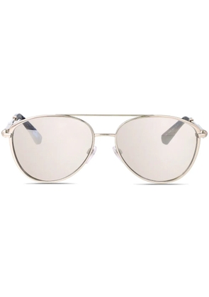 Burberry Eyewear round-frame sunglasses - Silver