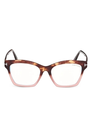 TOM FORD Eyewear cat-eye glasses - Brown