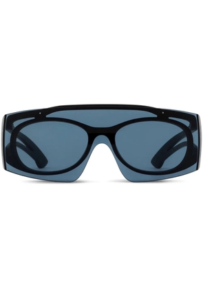 Alexander McQueen Eyewear logo-print sunglasses - Black