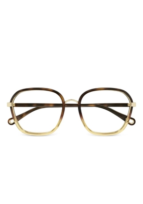 Chloé Eyewear square-frame glasses - Brown