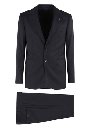 Tagliatore single breasted wool suit - Blue