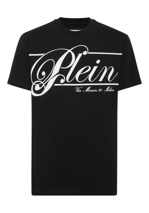 Philipp Plein logo-print cotton T-shirt - Black
