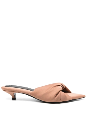 Carven twisted sandals - Brown